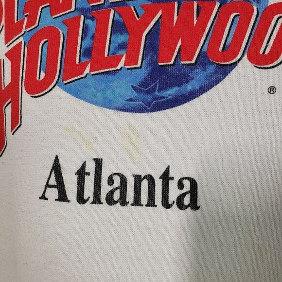 Planet Hollywood Atlanta Sweatshirt Vintage 90s Made in USA Mens Sz XL - Picture 4 of 13